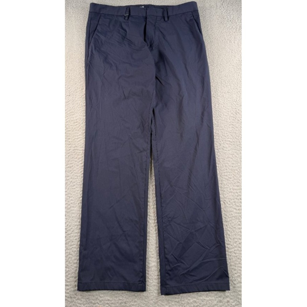Vilebrequin Chino Pants Mens 32x29 Navy Blue Straight Leg Stretch Performance